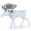 National Tree Company 50 in. Moose with Glitter and 200 Cool White Twinkling LED Lights