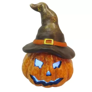 National Tree Company 5 in. Lighted Jack-O-Lantern