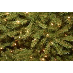 National Tree Company 9 ft. Dunhill Fir Artificial Christmas Tree with Dual Color LED Lights