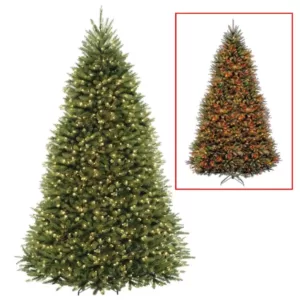 National Tree Company 9 ft. PowerConnect Dunhill Fir Artificial Christmas Tree with Dual Color LED Lights