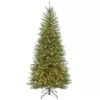 National Tree Company 7-1/2 ft. Dunhill Slim Fir Hinged Artificial Christmas Tree with 600 Clear Lights