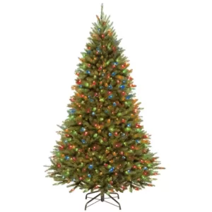 National Tree Company 7.5 ft. PowerConnect Kingswood Fir Artificial Christmas Tree with Dual Color LED Lights