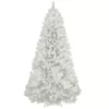 National Tree Company 7 ft. North Valley White Spruce Hinged Artificial Christmas Tree with Glitter and 550 Clear Lights