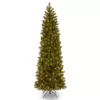 National Tree Company 9 ft. Downswept Douglas Pencil Slim Fir Artificial Christmas Tree with Clear Lights