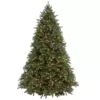 National Tree Company 7-1/2 ft. Feel Real Jersey Fraser Fir Hinged Artificial Christmas Tree with 1250 Multicolor Lights