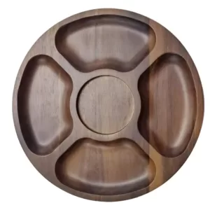 BergHOFF Acacia 13 in. x 13 in.  Brown Wooden Tray