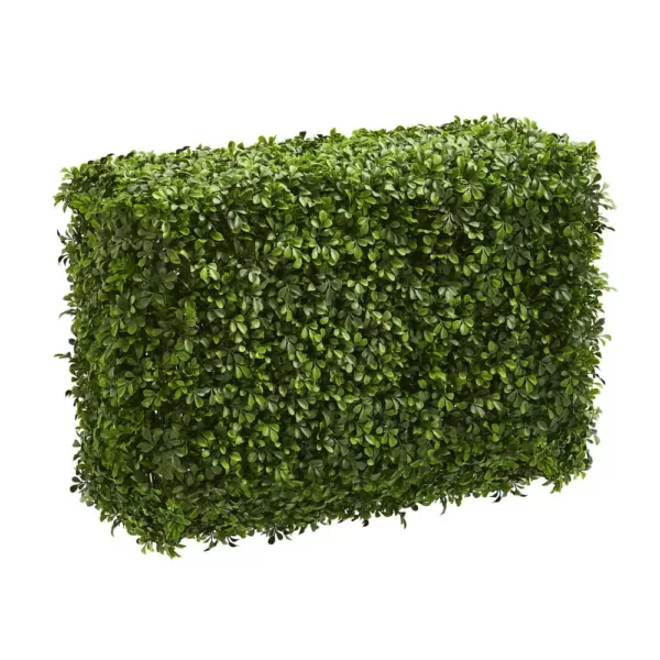 Nearly Natural Indoor 30 in. Eucalyptus Artificial Hedge