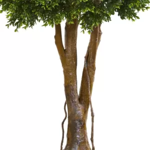 Nearly Natural Indoor/Outdoor 46 In. Boxwood Artificial Topiary Tree UV Resistant