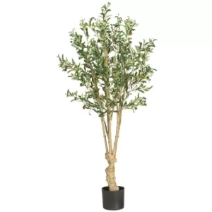 Nearly Natural 5 ft. Olive Silk Tree