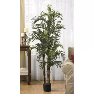 Nearly Natural 5 ft. Indoor Robellini Palm Artificial Silk Tree