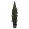 Nearly Natural 6 ft. Mini Cedar Pine Silk Tree