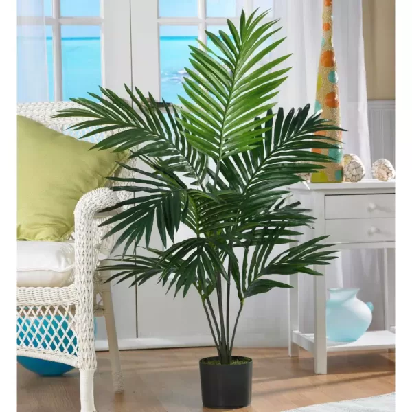 Nearly Natural 5 ft. Kentia Palm Silk Tree