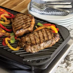 Nordic Ware Cast Aluminum 2-Burner Reversible Griddle