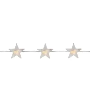 Northlight 20-Light LED Warm White Star Micro Fairy Christmas Lights with 6 ft. Copper Wire