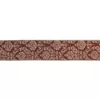 Northlight 2.5 in. x 16 yds. Burgundy and Gold Damask Christmas Wired Craft Ribbon