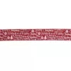 Northlight 2.5 in. x 16 yds. Red and White Merry Christmas Design Wired Craft Ribbon