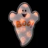 Northlight 12 in. White Holographic Lighted Ghost Halloween Window Silhouette