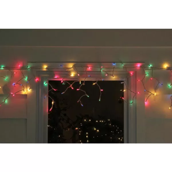 Northlight 7 ft. 100-Light Multi-Color Mini Icicle Lights