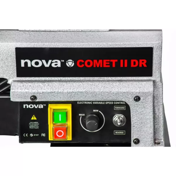 NOVA 12 in. x 16 1/2 in. Comet II Variable Speed Wood Lathe