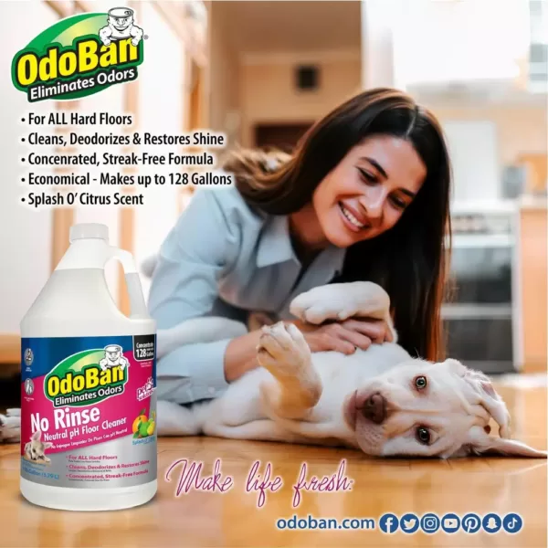 OdoBan 128 oz. No-Rinse Neutral pH Floor Cleaner