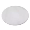 Creative Home Genuine 8 dia. Off-White Natural Marble Round Trivet, Cheese Serving Board Platter for Fine Dinning