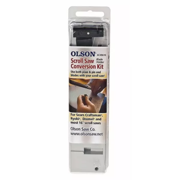 Olson Saw Scroll Saw Blade Conversion Kit for Most 16 in. Scroll Saws