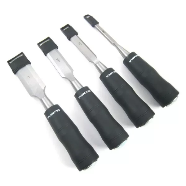 OLYMPIA Wood Chisel Set (4-Piece)