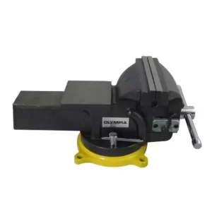 OLYMPIA 6 in. Single-Handed Operation Bench Vise