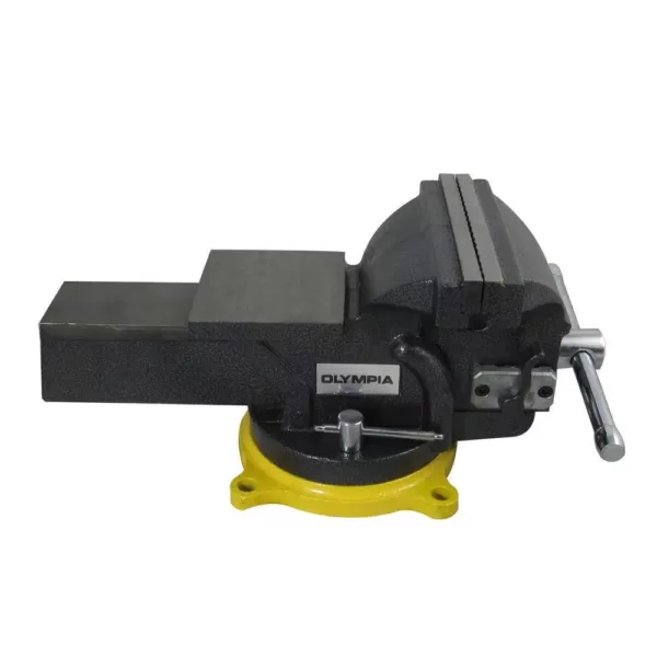 OLYMPIA 6 in. Single-Handed Operation Bench Vise