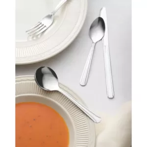 Oneida Dominion III 18/0 Stainless Steel Bouillon Spoons (Set of 36)