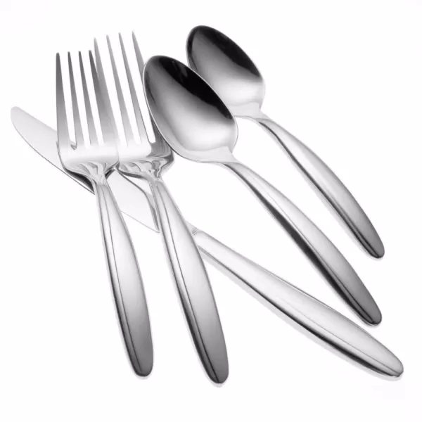 Oneida Glissade 18/0 Stainless Steel Table Forks, European Size (Set of 12)