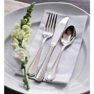 Oneida New Rim II 18/0 Stainless Steel Table Forks, European Size (Set of 12)