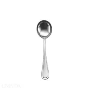 Oneida New Rim II 18/0 Stainless Steel Round Bowl Soup Spoons (Set of 12)