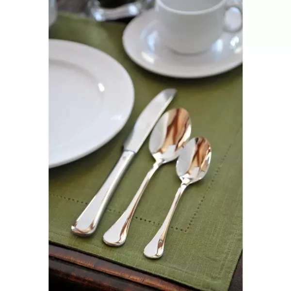 Oneida Puccini 18/10 Stainless Steel Table Forks, European Size (Set of 12)