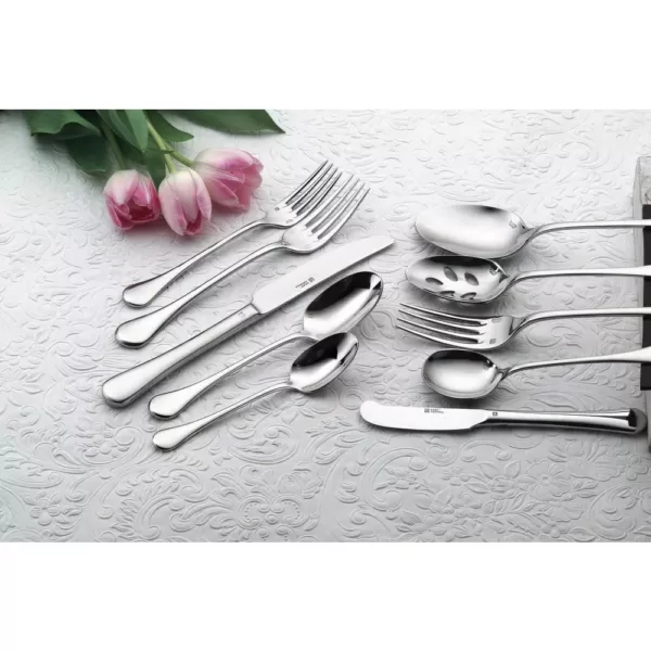 Oneida Puccini 18/10 Stainless Steel Teaspoons, U.S. Size (Set of 12)