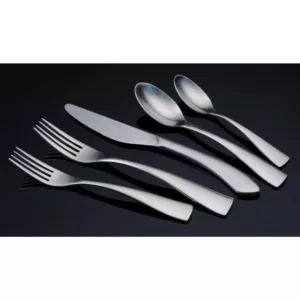 Oneida Satin Reflections Stainless Steel 18/10 Table Forks, European Size (Set of 12)