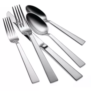 Oneida Fulcrum 18/10 Stainless Steel Dinner Forks, European Size (Set of 12)