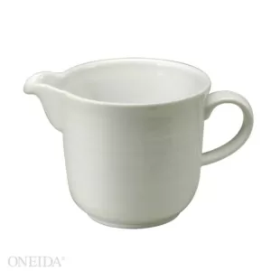 Oneida Sant Andrea 6 oz. Bright White Botticelli Creamer (Set of 36)