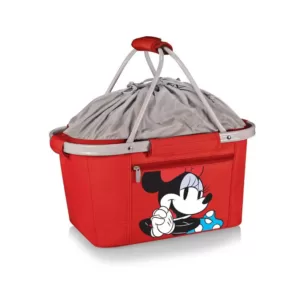 ONIVA 34 oz. Red Minnie Mouse Metro Basket Collapsible Tote Cooler