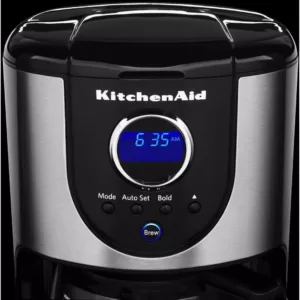 KitchenAid 12-Cup Onyx Black Drip Coffee Maker with Glass Carafe