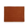 Noble House Cascara Orange Corduroy Plush Throw Blanket