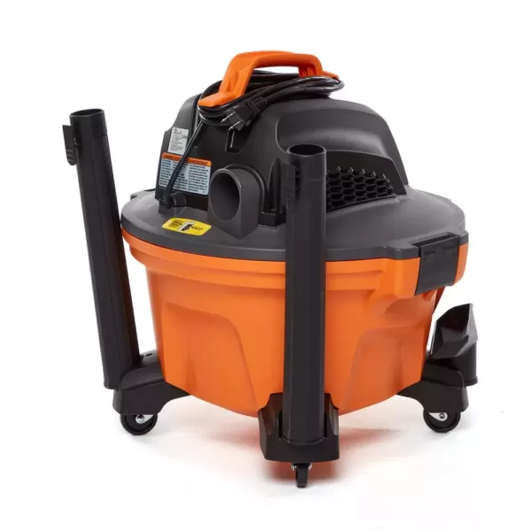 RIDGID 6 Gal. 3.5-Peak HP NXT Wet/Dry Shop Vacuum with Filter, Hose, Wands, Utility Nozzle, Crevice Tool and Dusting Brush