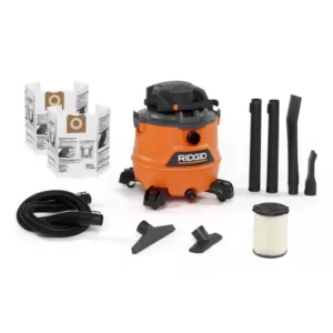 RIDGID 16 Gal. 6.5-Peak HP NXT Wet/Dry Shop Vacuum with Detachable Blower, Filter, Dust Bags, Hose and Accessories