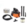 RIDGID 4 Gal. 5.0-Peak HP Portable Wet/Dry Shop Vacuum with Filter, Hose and Accessories