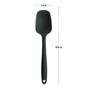 Ovente Premium Silicone BPA-Free, Spatula, Stainless Steel Core 500F Heat-Resistant, Non-Stick, Dishwasher Safe, (SP2001B)