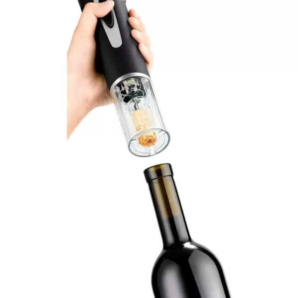 Ozeri Prestige II Cordless Electric Wine Bottle Opener with Foil Cutter