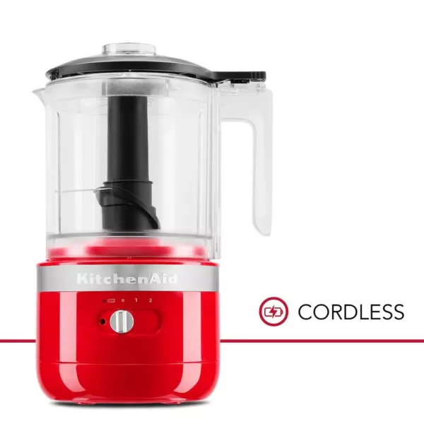 KitchenAid Cordless 5-Cup Passion Red Food Chopper