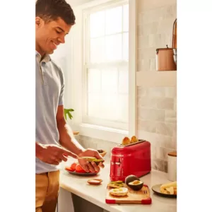 KitchenAid 100-Year Limited Edition Queen of Hearts 2-Slice Passion Red Toaster