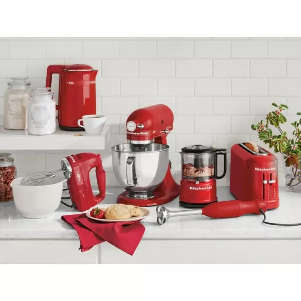 KitchenAid 100-Year Limited Edition Queen of Hearts 5 Qt. 10-Speed Passion Red Stand Mixer