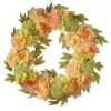 National Tree Company 24 in. Cream Peony Wreath